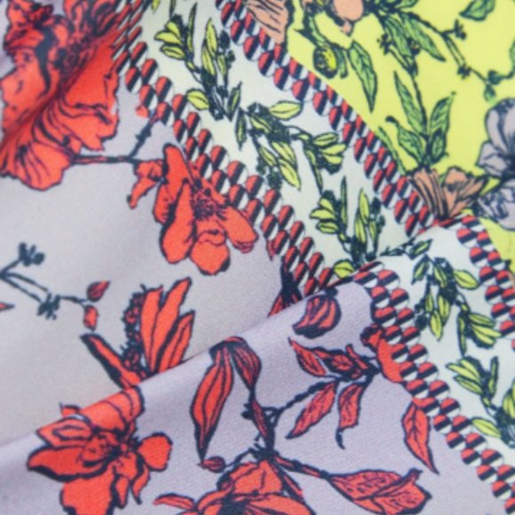Alice + Olivia Athena Floral Midi Skirt with Sexy Side Slits - Picture 7 of 16